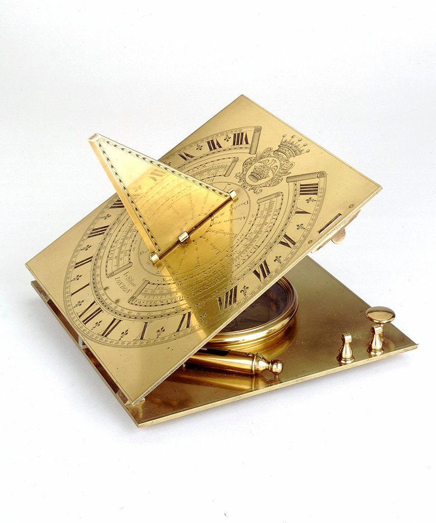 Detail of Inclining dial by Jonathan Sisson