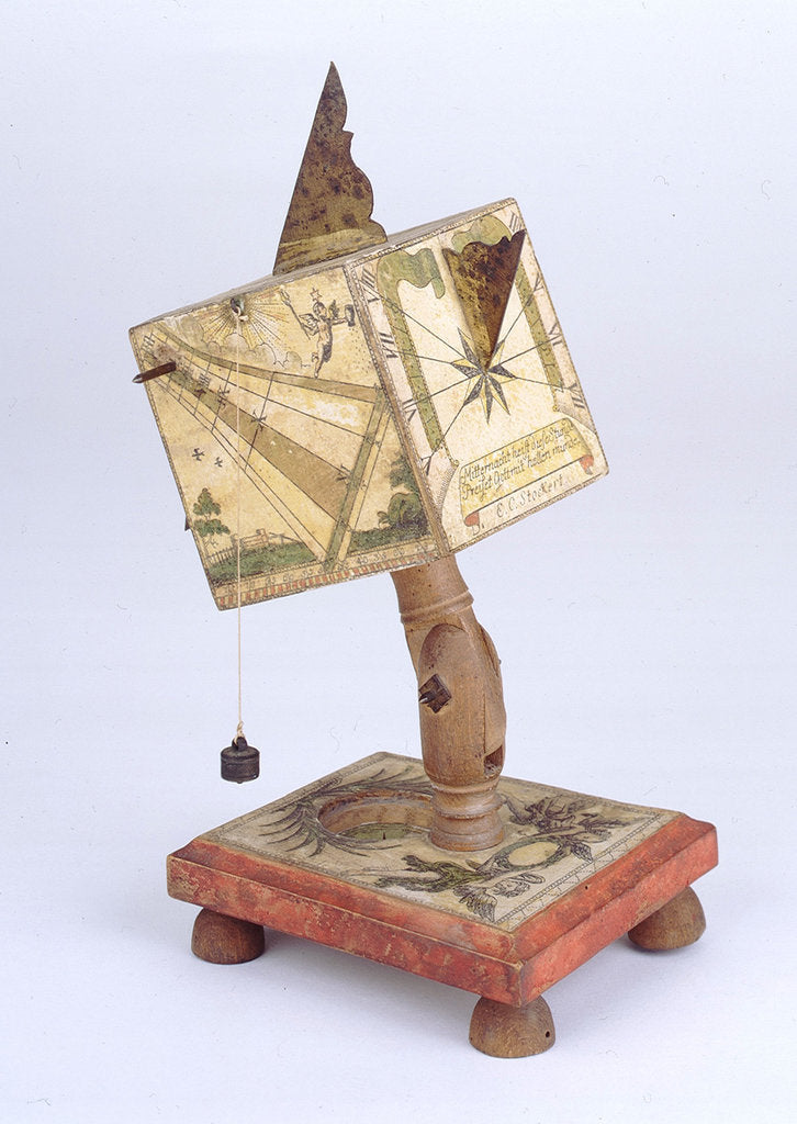 Detail of Polyhedral dial by Ernst Christophe Stockert