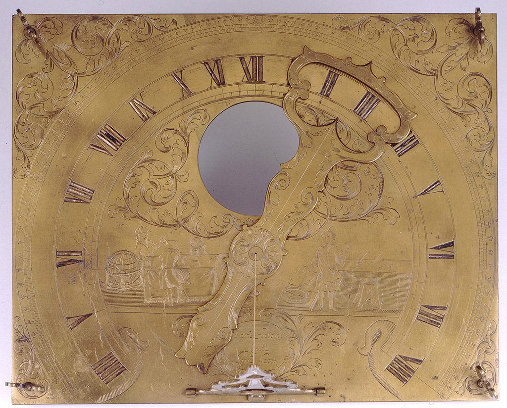 Detail of Horizontal dial by Franz Antoni Knittl