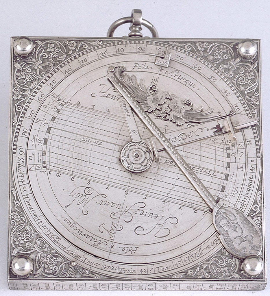 Detail of Equinoctial dial by Antoine Ferrier
