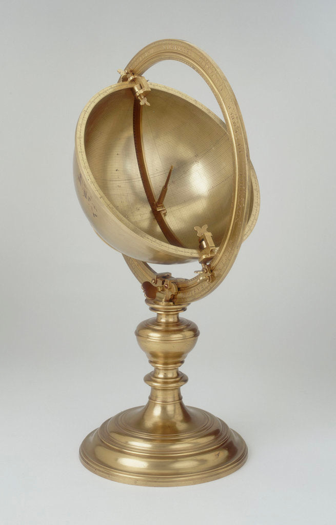 Detail of Universal equinoctial scaphe dial by I. Galli