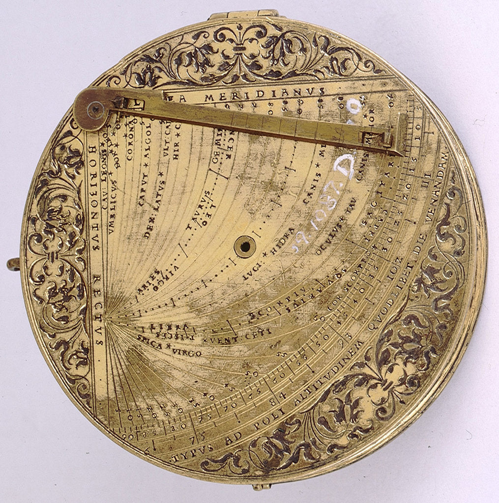 Detail of Astronomical compendium, leaf Ia by Christoph Schissler