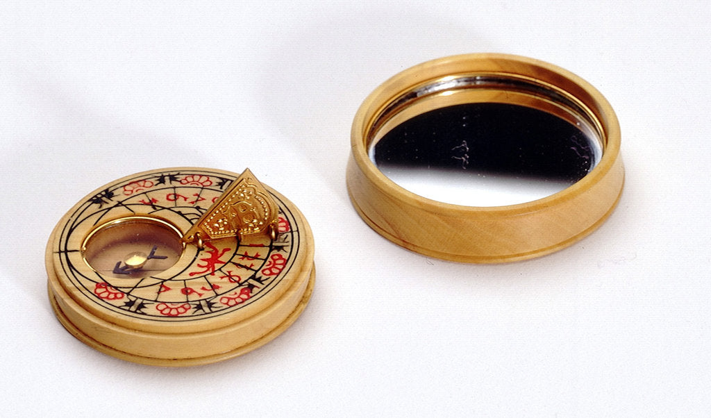 Detail of Compass dial, with lid by Mary Rose Trust