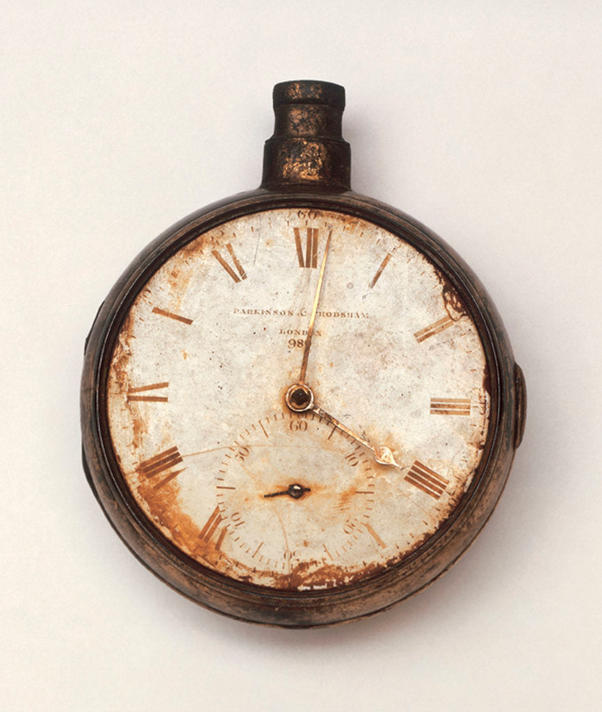Detail of Pocket chronometer from the Franklin expedition by Parkinson & Frodsham