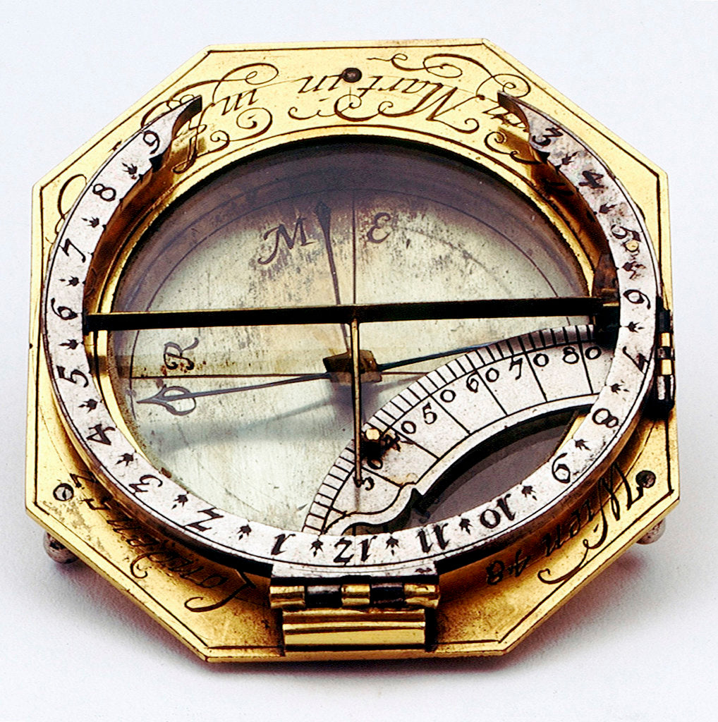 Detail of Ausburg Dial by Johann Martin