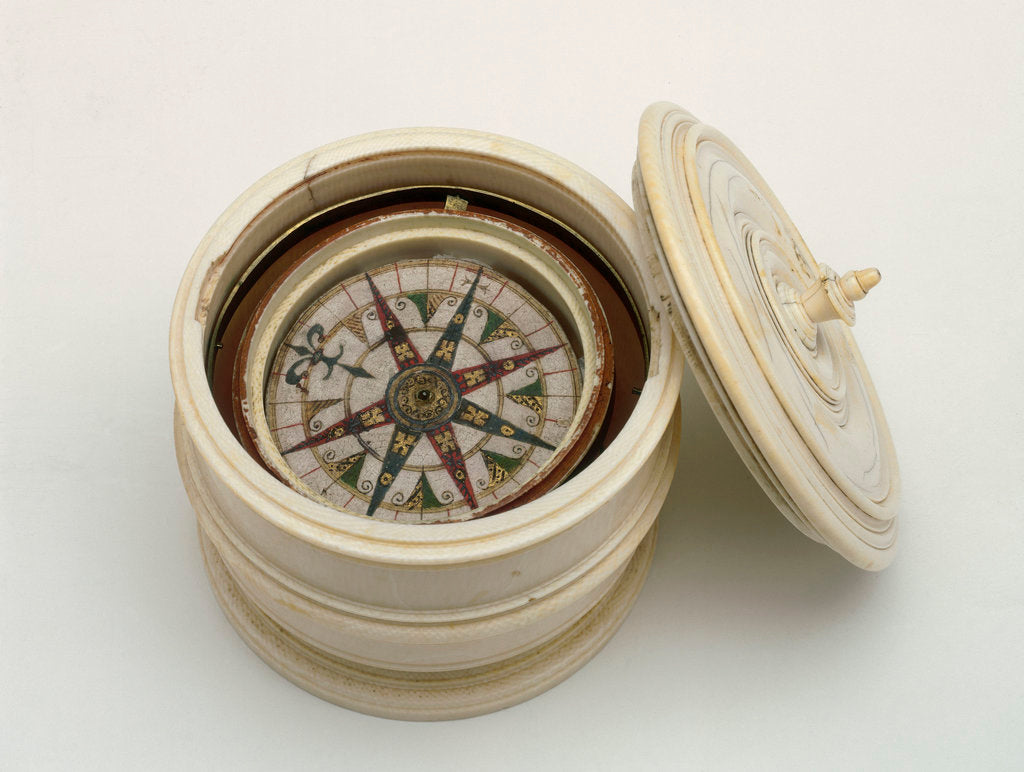 Detail of Mariner's compass, 16th century by unknown
