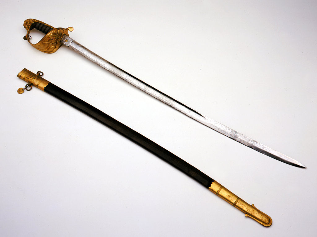 Detail of Officers Sword Royal Dockyard Battalion by Henry Wilkinson