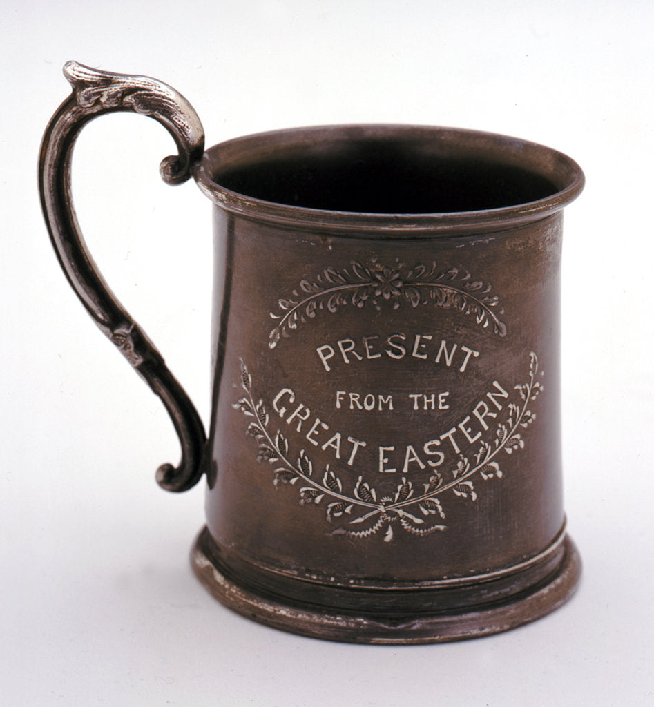 Detail of Souvenir tankard from the 'Great Eastern' by unknown