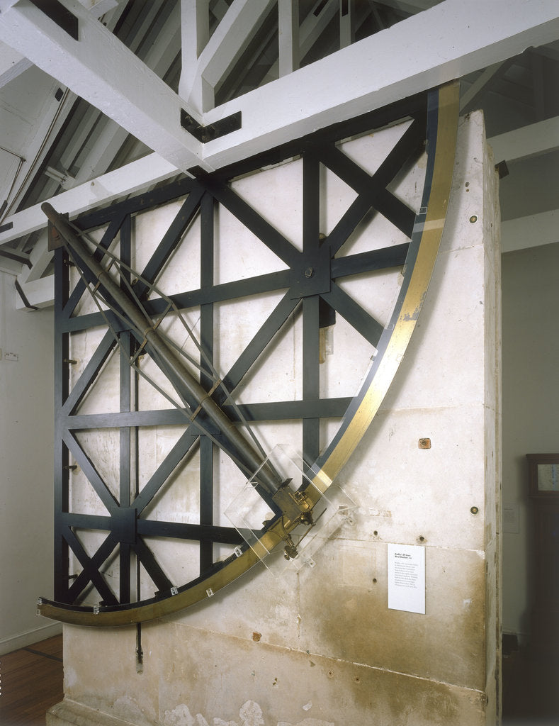 Detail of Zenith sector telescope by Edward Troughton