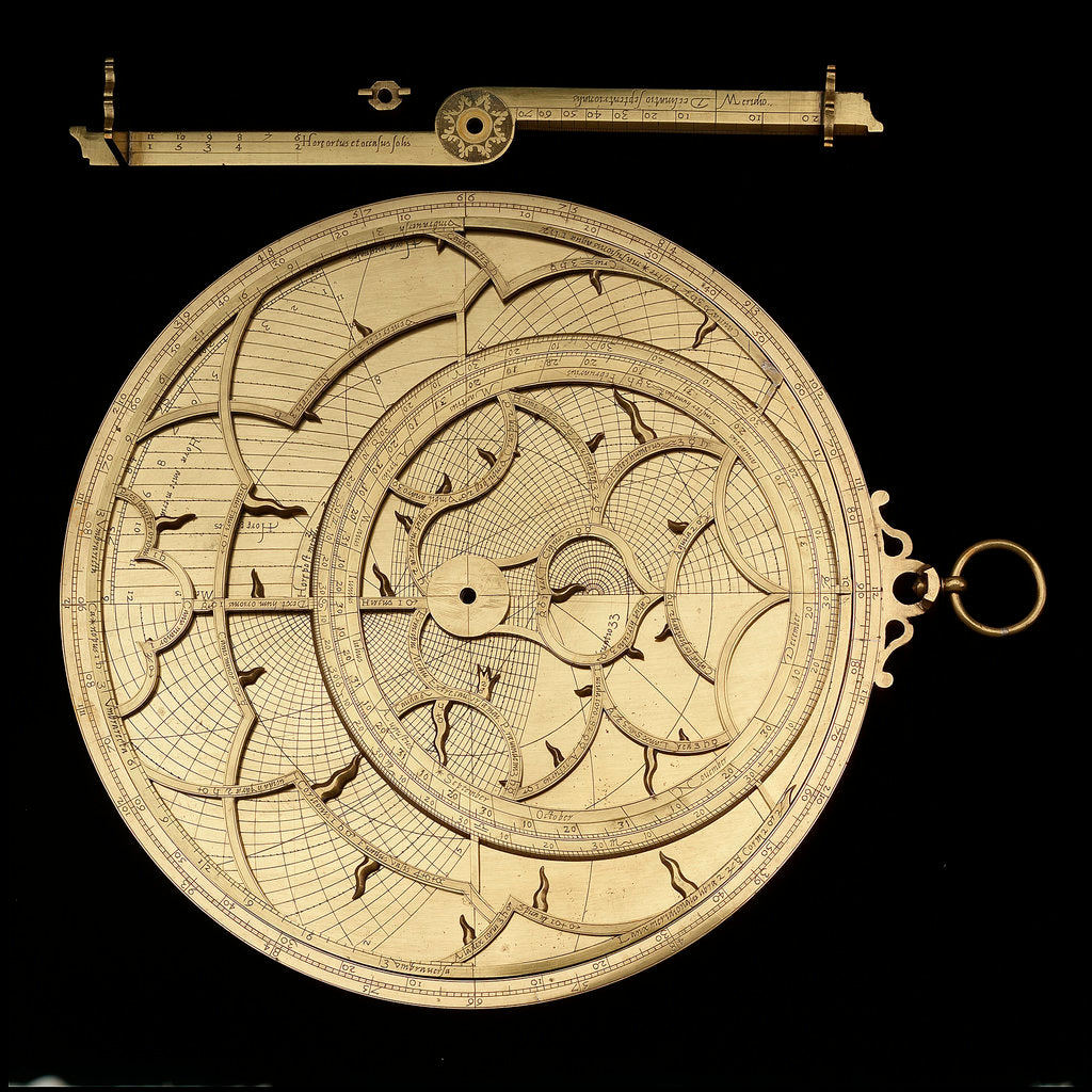Detail of Astrolabe: obverse by Michael D. Piquer