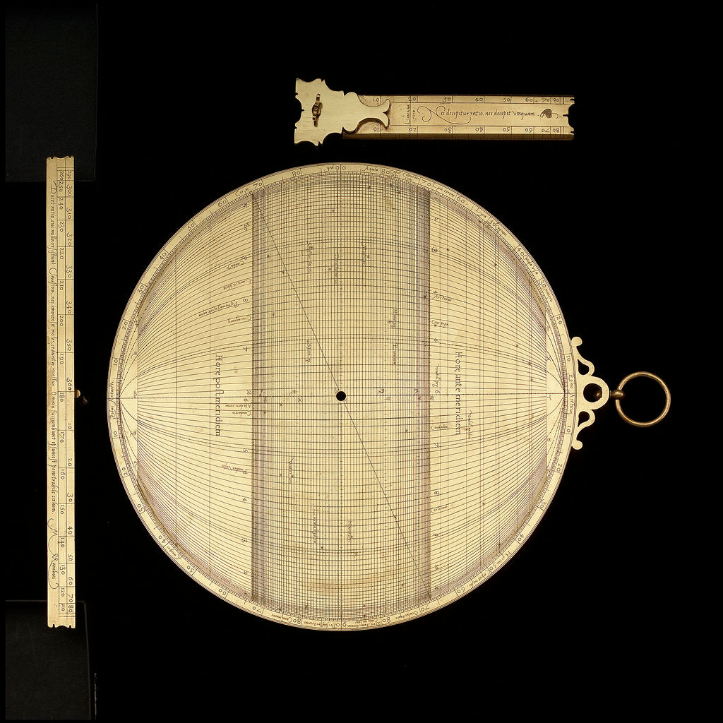 Detail of Astrolabe: reverse by Michael D. Piquer