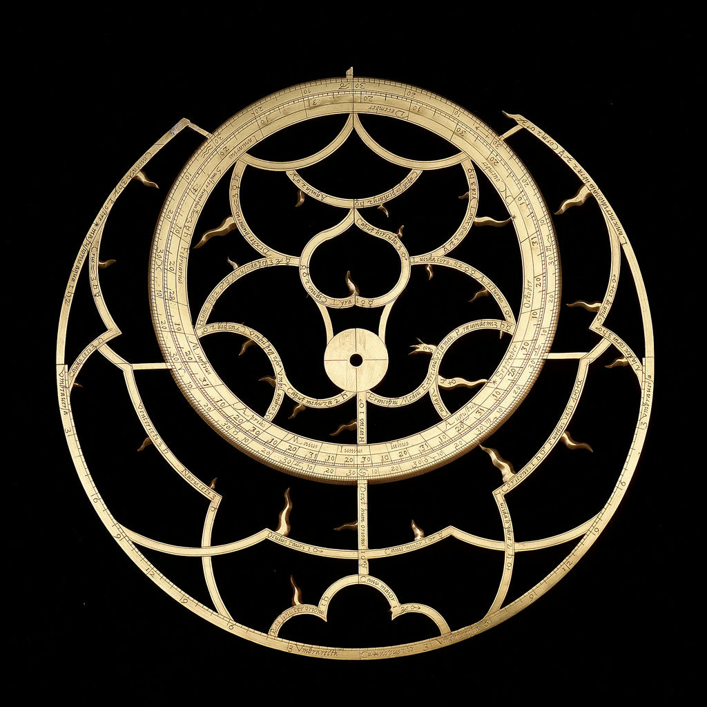 Detail of Astrolabe: rete by Michael D. Piquer