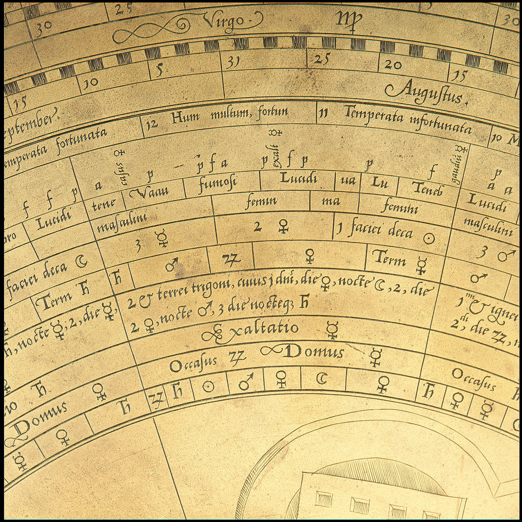 Detail of Astrolabe: detail obverse by Thomas Gemini