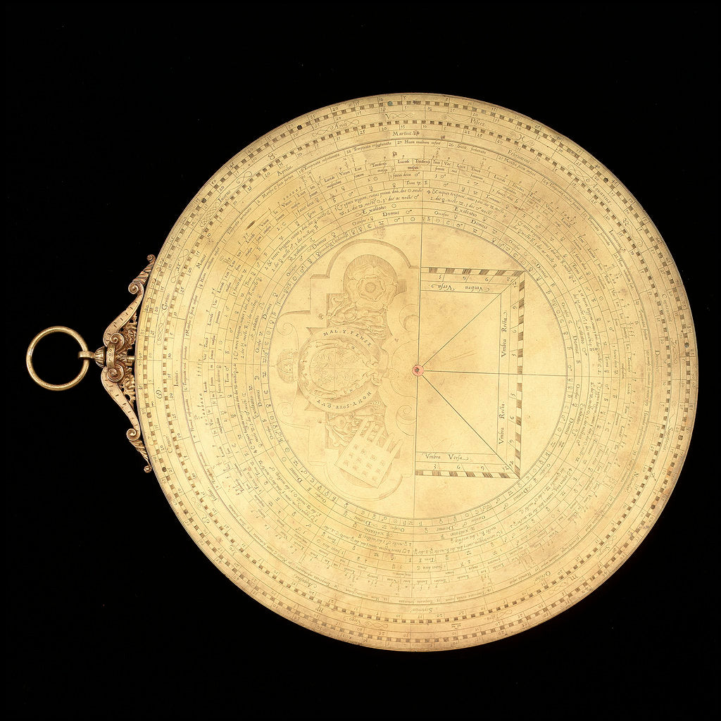Detail of Astrolabe: obverse by Thomas Gemini
