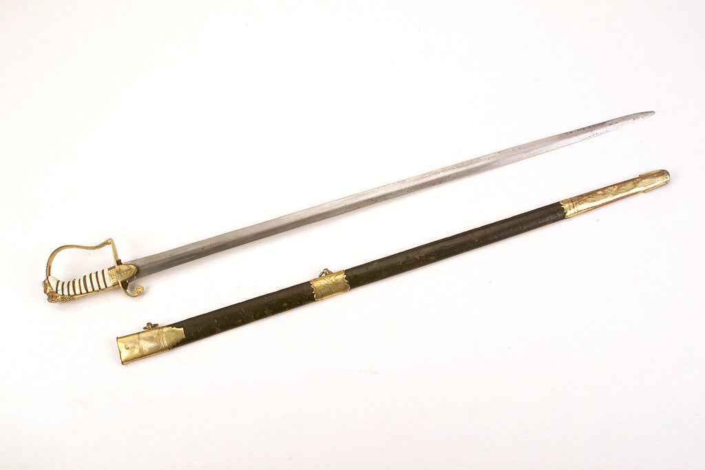 Detail of Stirrup hilted 'fighting' sword by S. Brunn