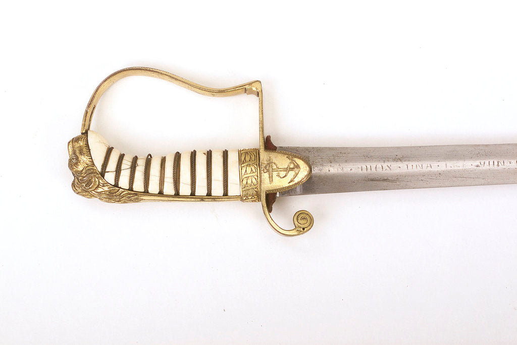 Detail of Stirrup hilted 'fighting' sword by S. Brunn