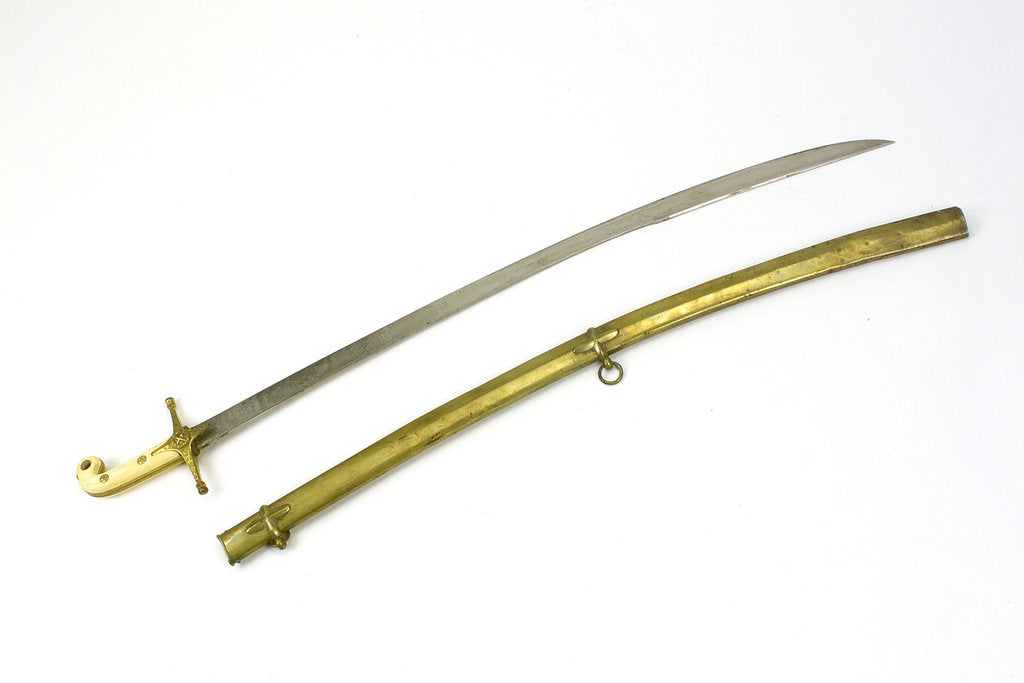 Detail of Sword, mameluke hilt by Webb & Son