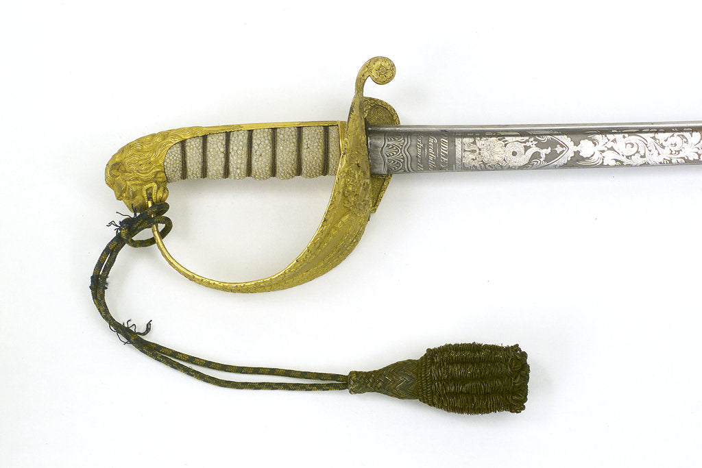 Detail of Presentation sword, which belonged to the Honourable Captain Robert Gore (1810-1854) by Dudley