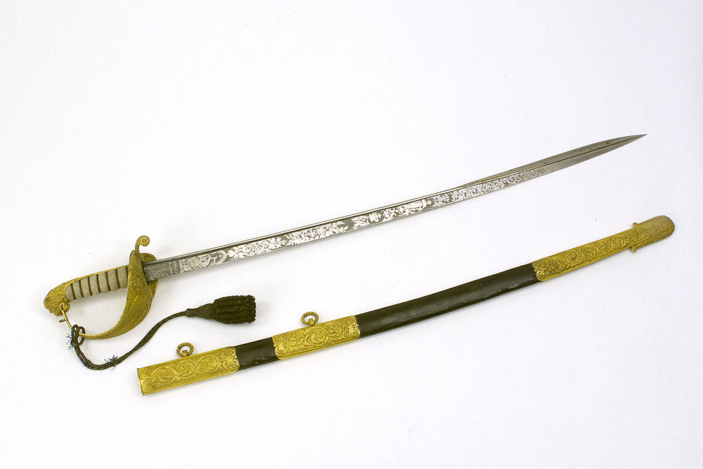Detail of Presentation sword, which belonged to the Honourable Captain Robert Gore (1810-1854) by Dudley