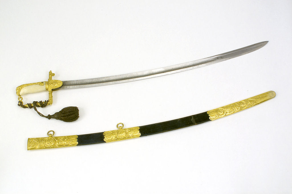 Detail of Presentation sword which belonged to Captain James Analby Legard by Salter