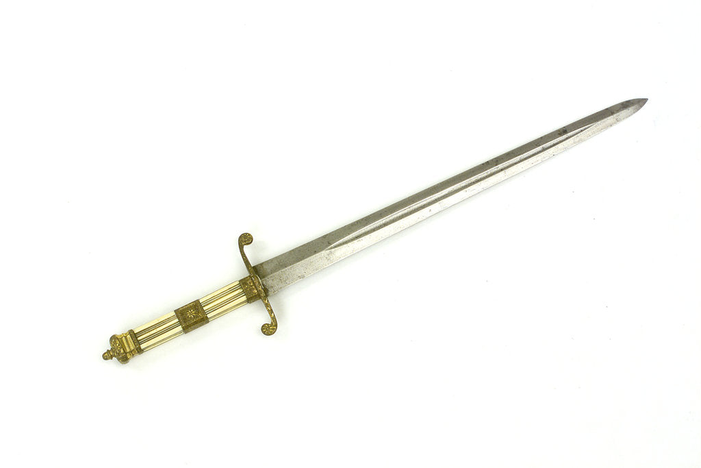 Detail of Straight-bladed dirk by unknown