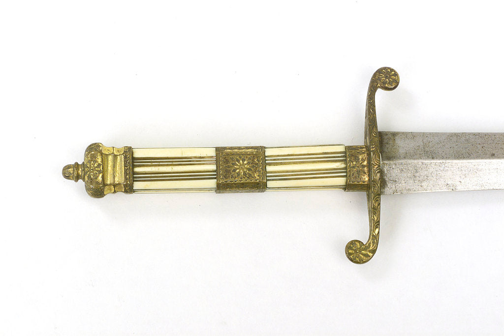 Detail of Straight-bladed dirk by unknown