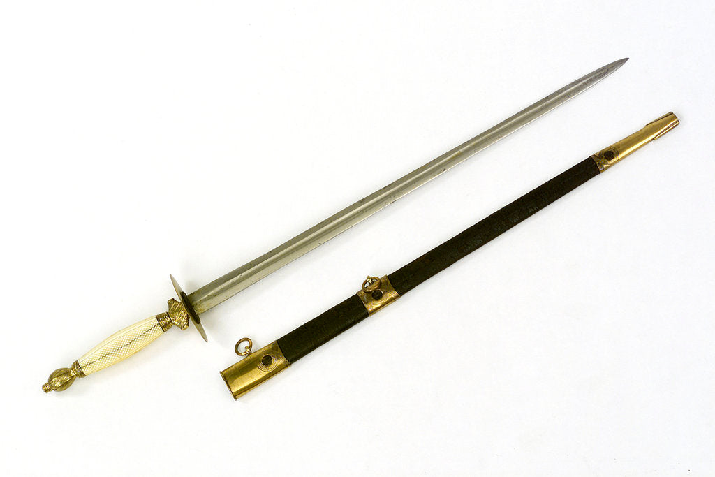 Detail of Straight-bladed dirk by H. Tatham