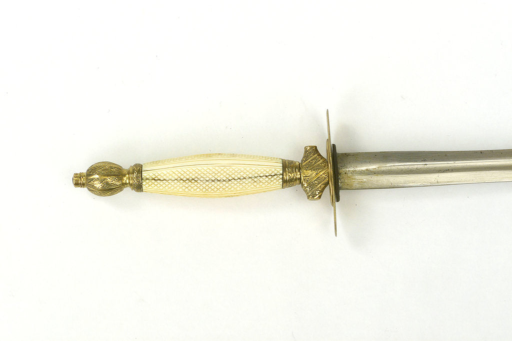 Detail of Straight-bladed dirk by H. Tatham