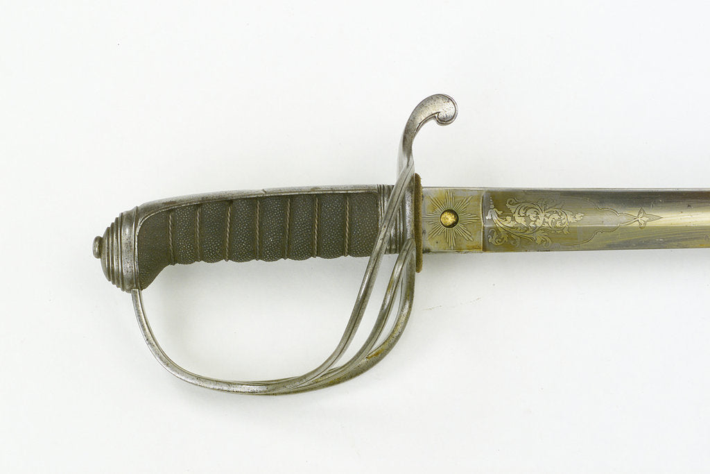 Detail of Hilt of sword, Royal Marines by Dudley