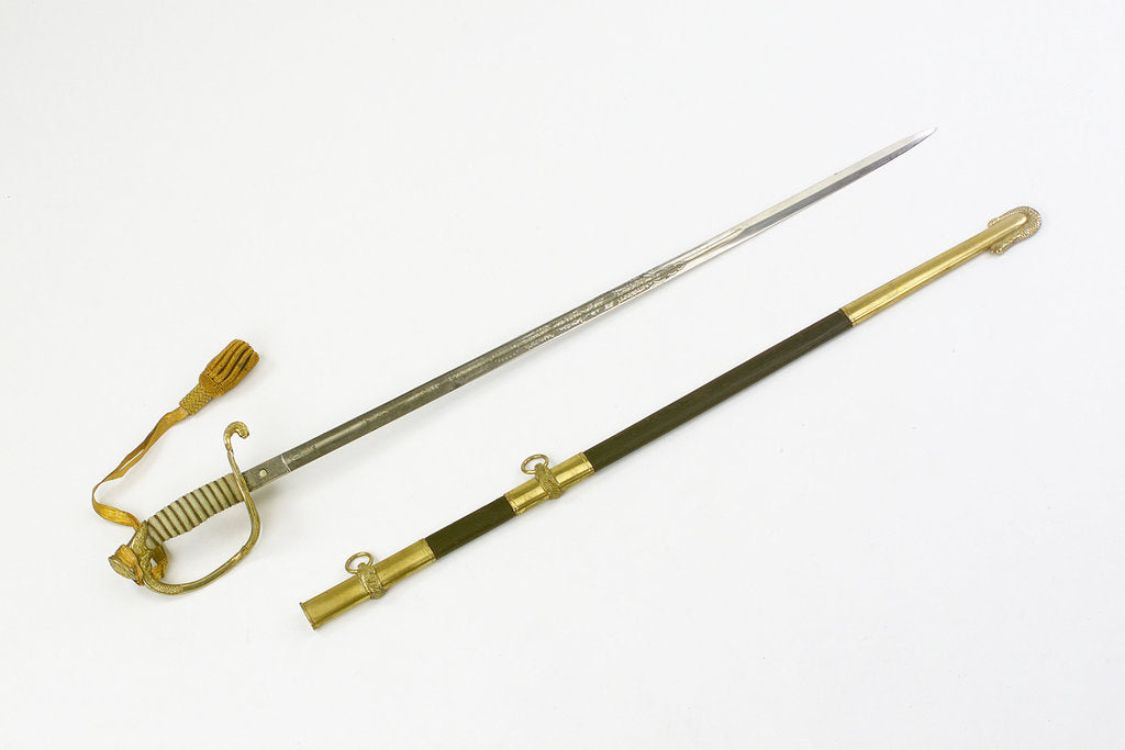 Detail of United States Naval sword by unknown