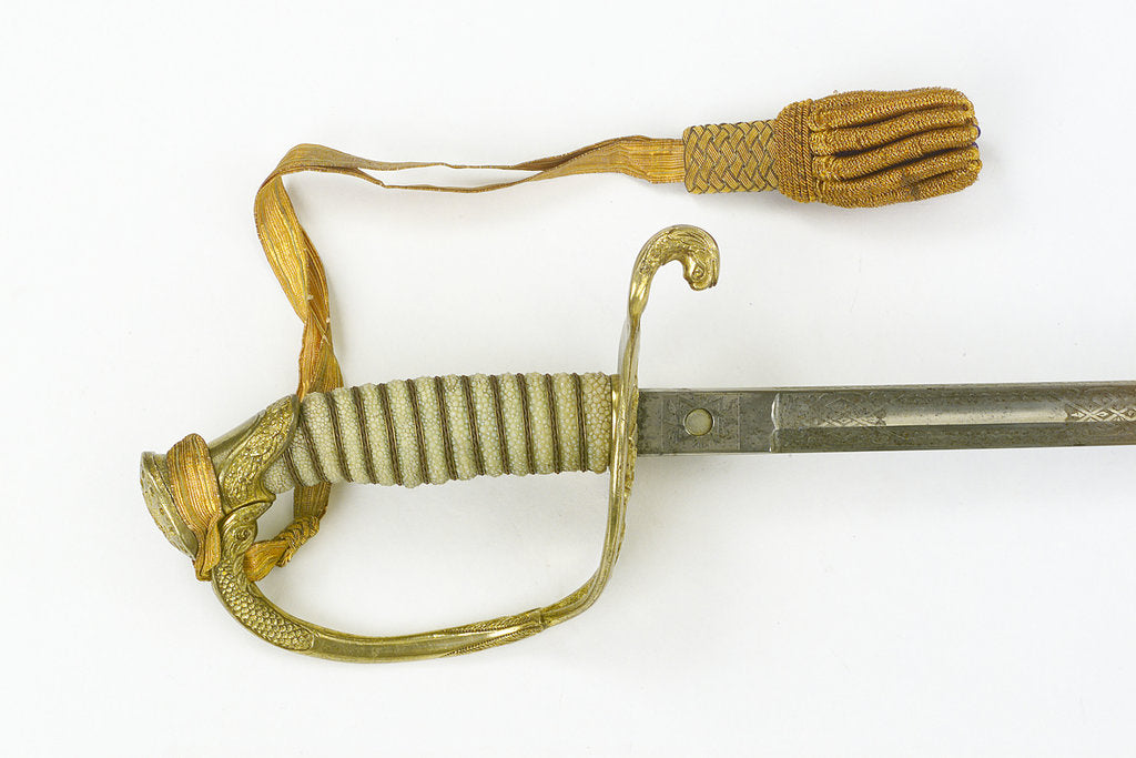 Detail of United States Naval sword by unknown