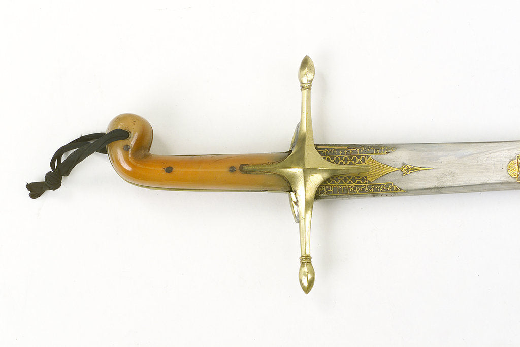 Detail of Hilt of scimitar by Mustafa