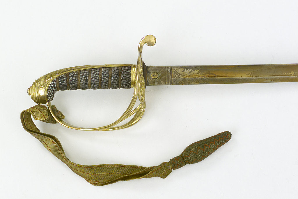 Detail of Hilt of sword, Royal Marines by unknown