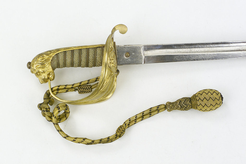 Detail of Solid half-basket hilt by unknown