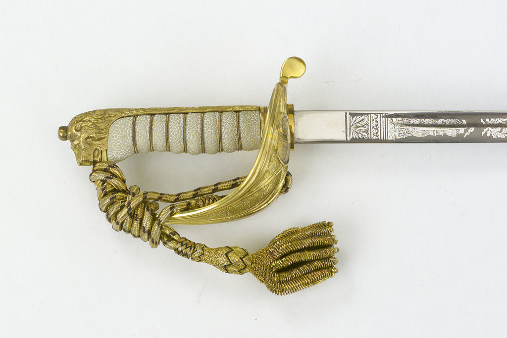 Detail of Solid half-basket hilt by unknown