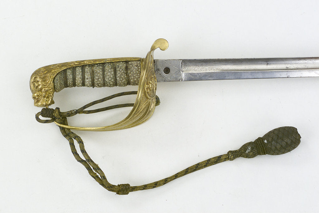 Detail of Solid half-basket hilt by unknown