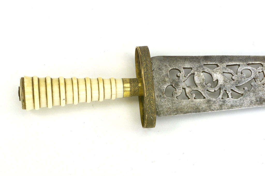 Detail of Straight-bladed dirk by unknown