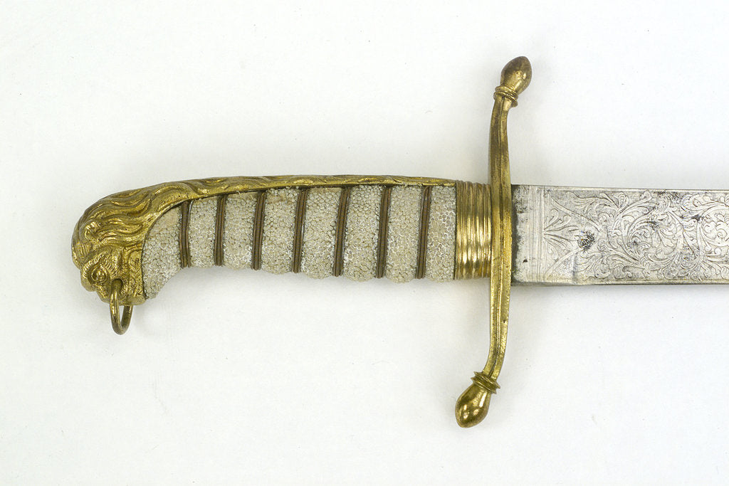 Detail of Hilt of dirk, after 1856 by unknown