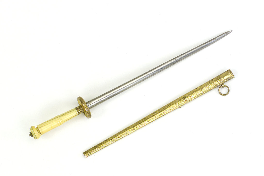 Detail of Dirk, straight blade by unknown