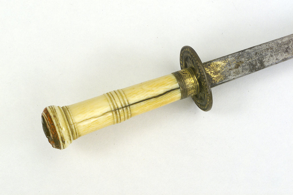 Detail of Hilt of dirk, straight blade by unknown