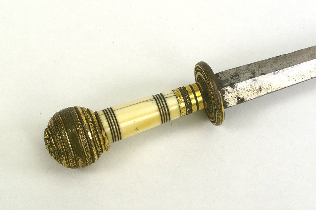 Detail of Hilt of dirk, straight blade by Read