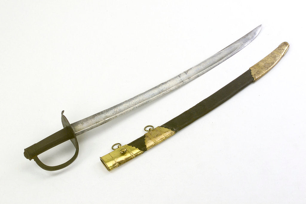 Detail of French cutlass by Coulaux Freres