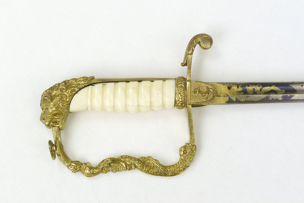 Detail of Stirrup hilted dress sword by unknown