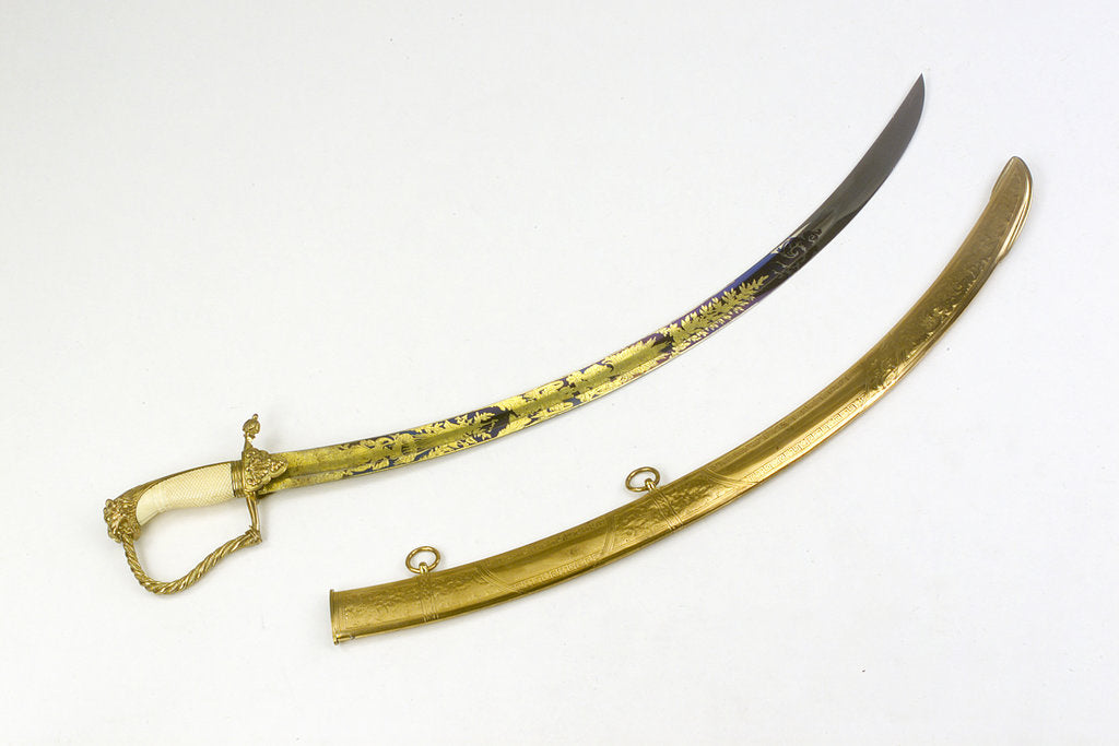 Detail of Presentation sword by G. Banks