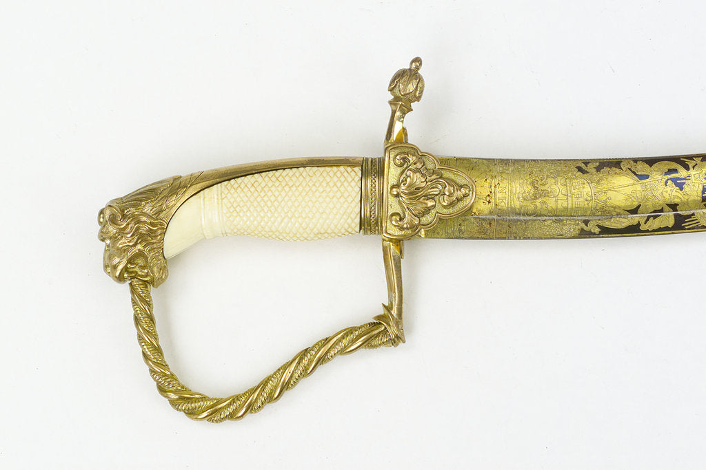 Detail of Presentation sword by G. Banks