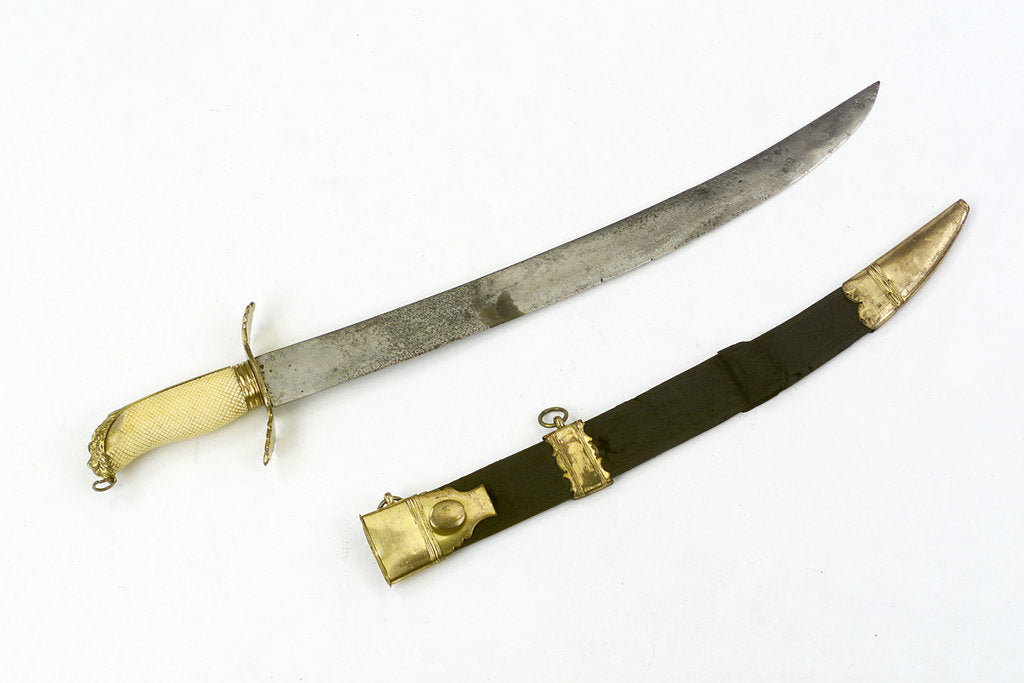 Detail of Curved bladed dirk by Read