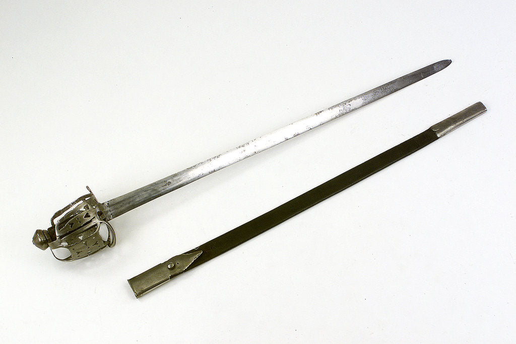 Detail of Scottish broadsword by unknown