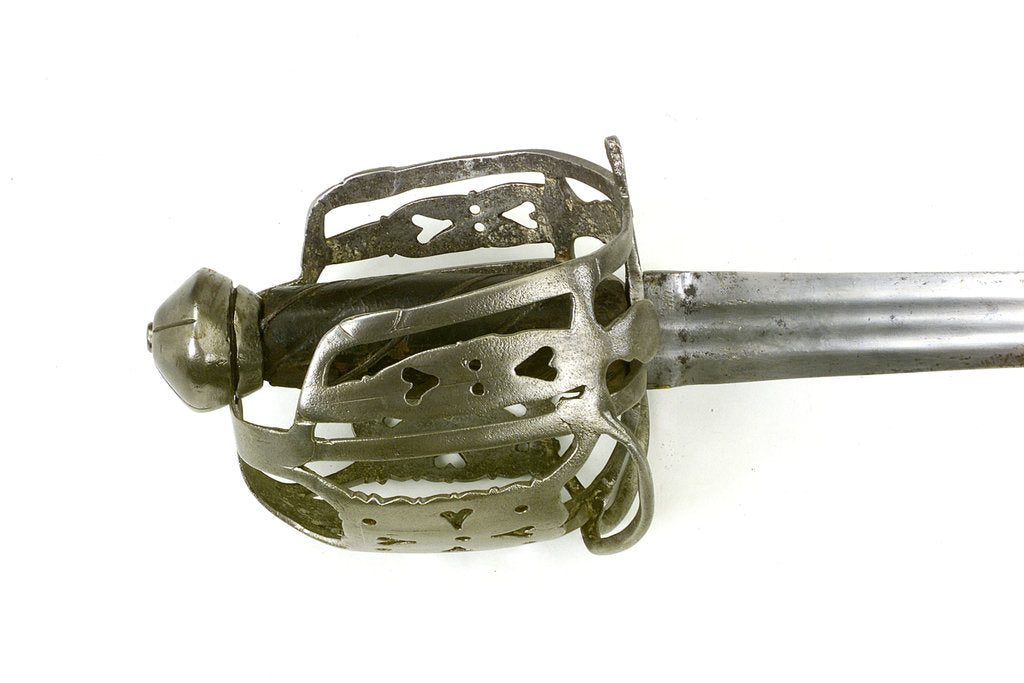Detail of Scottish broadsword by unknown