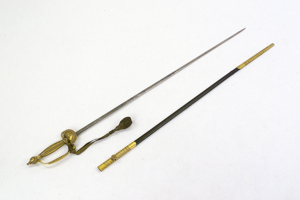 Detail of Court sword, which belonged to Reverend Henry Bellairs (1790-1872) by Forest