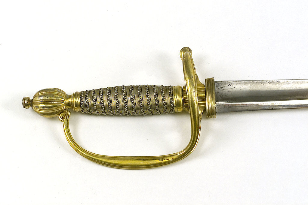 Detail of Oval side ring hilted sword by unknown